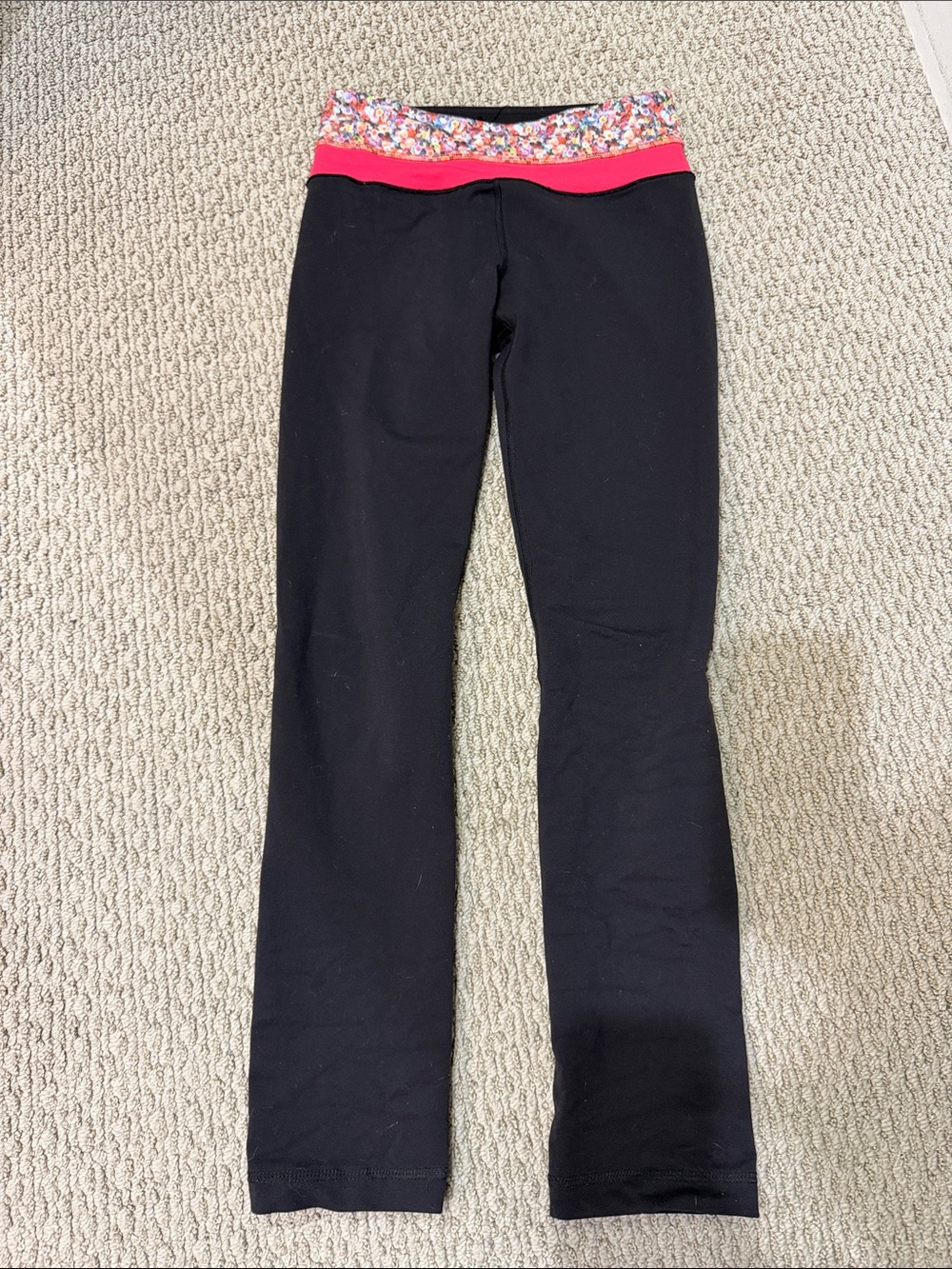 lululemon athletica Black Leggings with Branded Waist Tag